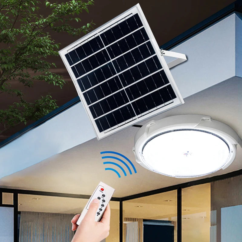 Smart Outdoor Ceiling Lights Dimmable Panel Lamp Home Decor Light Fixture for Corridor Garden Living Room led Solar Light