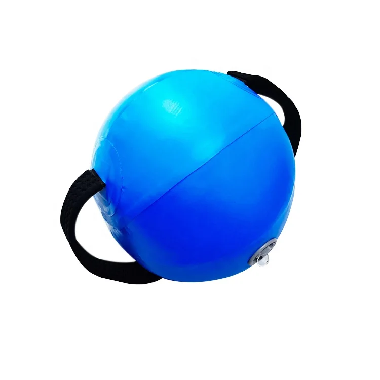 Customized 5kg/30kg inflatable Pvc Balance aqua ball Bag Water Polo Aqua Ball for home Workout Gym Training