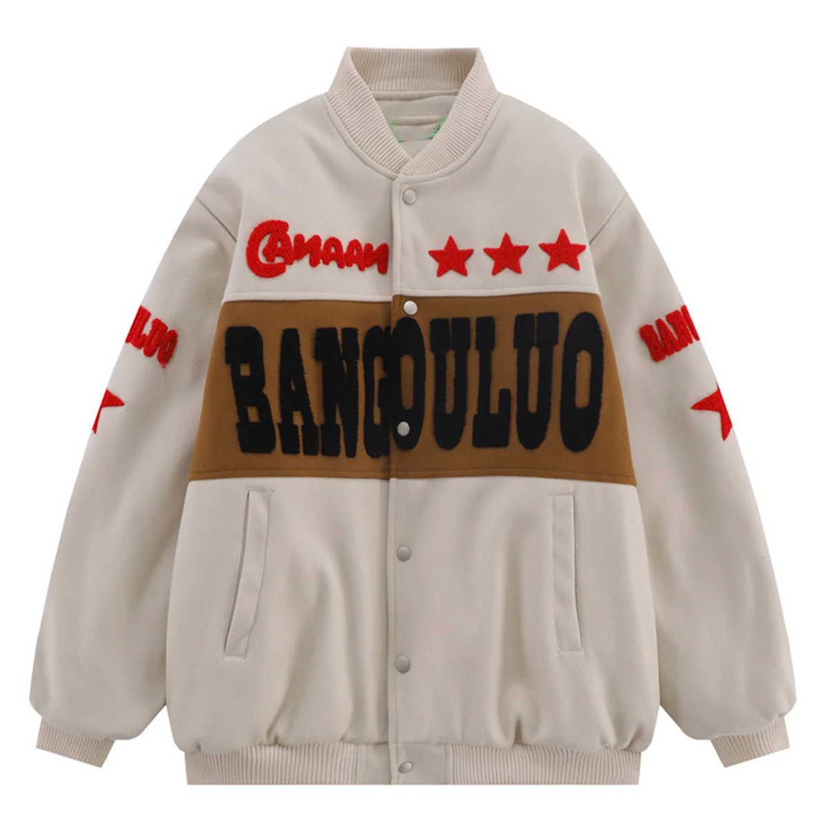 Vintage Baseball Chenille Embroidery Jacket Thickened Baseball Jersey Unisex HipHop Embroidered Varsity Jacket Streetwear Bomber