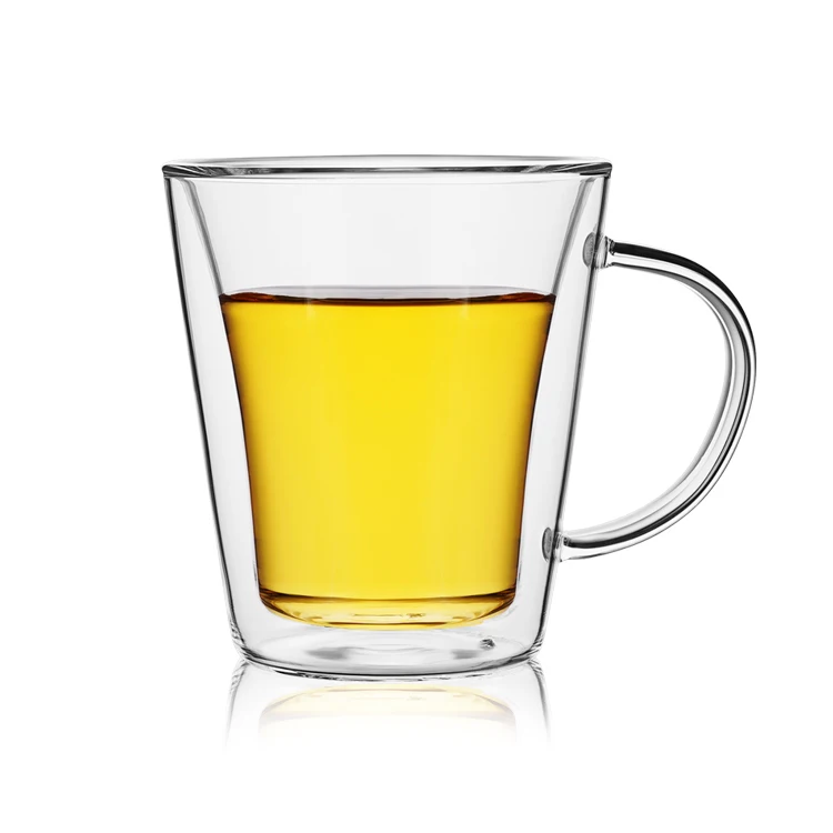 
Sell Well Eco-friendly Clear Reusable Coffee Mug Drinking Glass Cup Tea Cup Glass Coffee Cup 