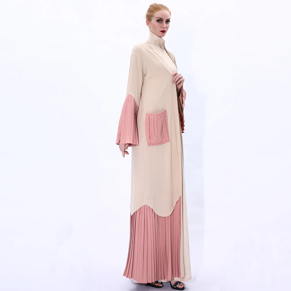 Cheap Islamic Clothing Chiffon Muslim Dubai Arab Morocco Kaftan Dress Long Sleeve Turkey Abaya