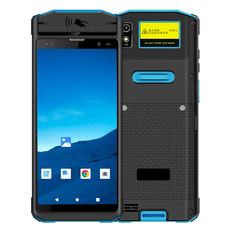 Android 13 Портативный прочный портативный UHF RFID Reader 2D сканер штрих-кодов промышленный логистический терминал сбора данных PDA