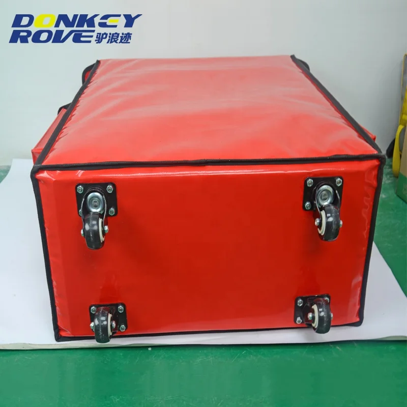 Factory customized 1680D polyester pizza food delivery bags for out take food delivery