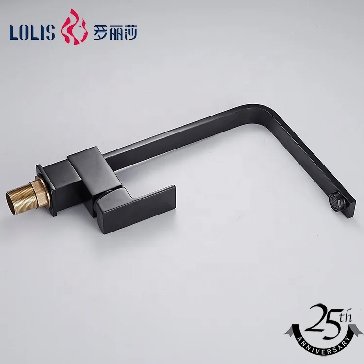 B0002-C-C Business fashion design single lever water long spout water sink modern brass taps faucet for kitchen sink