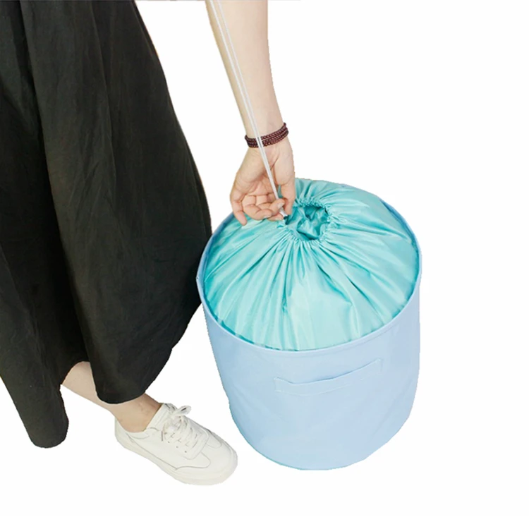 Portable container for storing kids toys picnic camping mattress children play mat and toy organizer storage bag