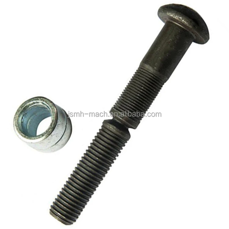 High-strength ring groove rivets black oxide complete set huck bolts Fastener for Gold mining sand sieve shaker ore vibrosieve