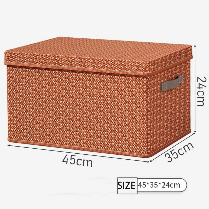 Clothes quilt sorganizing box thickened hard board folding with lid storage box trousers storage  home dormitory storage box