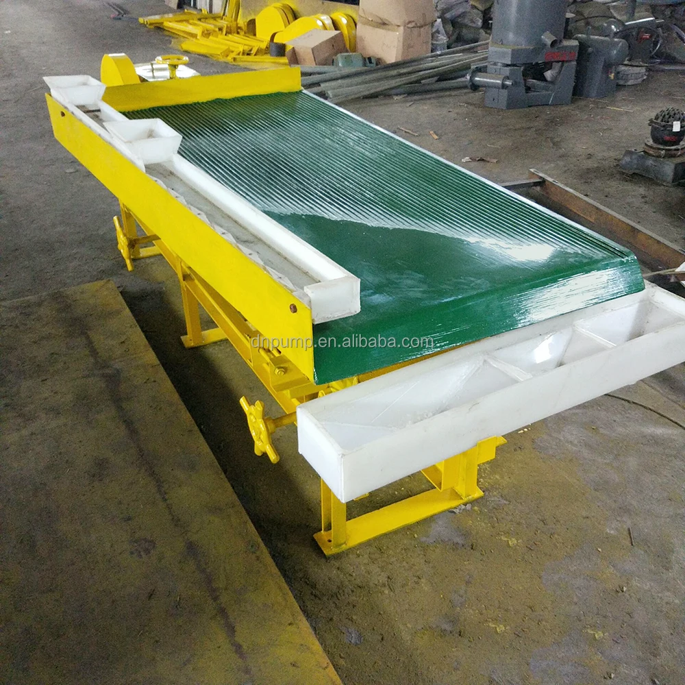 JXSC Placer Gold / Rock Gold Gold Concentration Shaking Table Machine