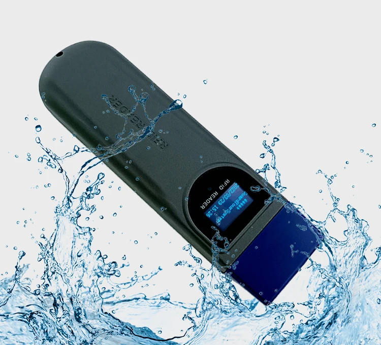 HUAguard Active Waterproof IP68 Guard Clocking Patrol Stick 125kHz RFID Guard Tour System with LCD Screen