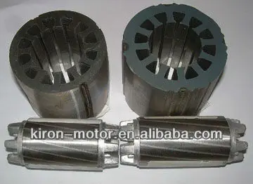 Tubular motor stator rotor parts