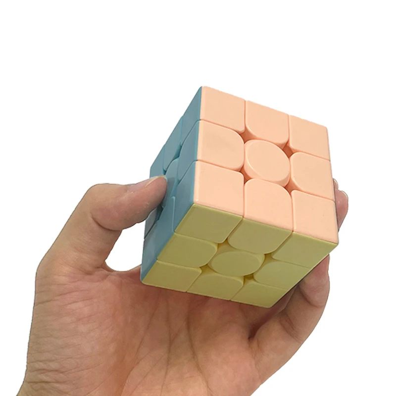 2022 Moyu Meilong Newest Magic Cube 3x3x3 stickerless game cube Macaroon Color 3x3 cube puzzle toys