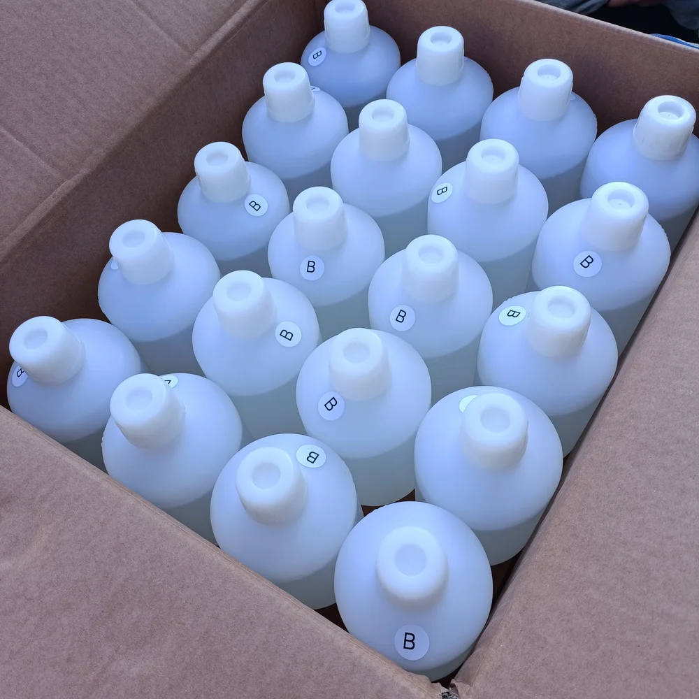 High quality Not easily deformed Hardener Glue B / C used for wig mesh net styling from korea