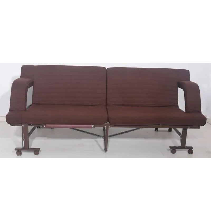 Space Saving Furniture Modern Folding Metal Single Bed Frame Easy Carry Sleep Sofa Wall Bed Living Room Sofa Modern Stylish