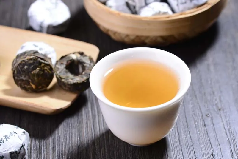 
Chinese Energy Refreshing Morning Unisex Superfine Sheng Puer Tea Ball Gift Box Puer Tea 