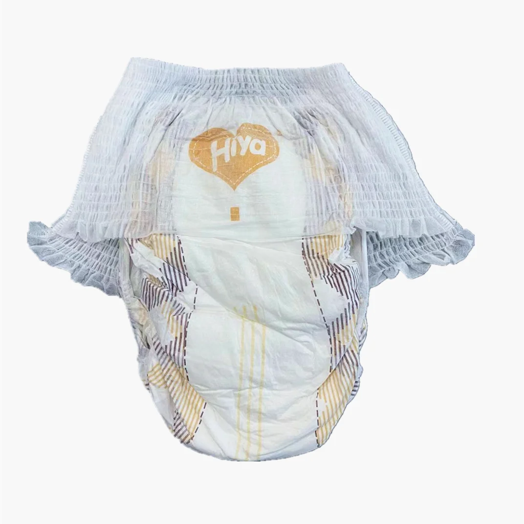 2022 New Design Size L M Wholesale Super Soft China Training Baby Pant Diapers