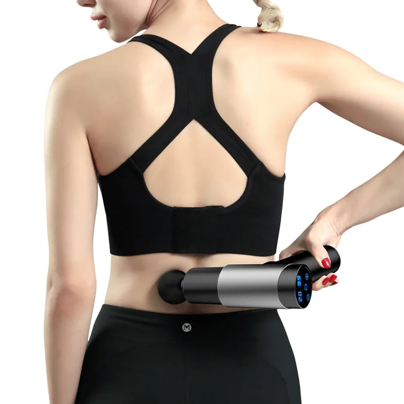 
Wholesale chiropractic deep tissue Muscle sports vibration cordless Massage Gun best handle massage gun manufacturer 