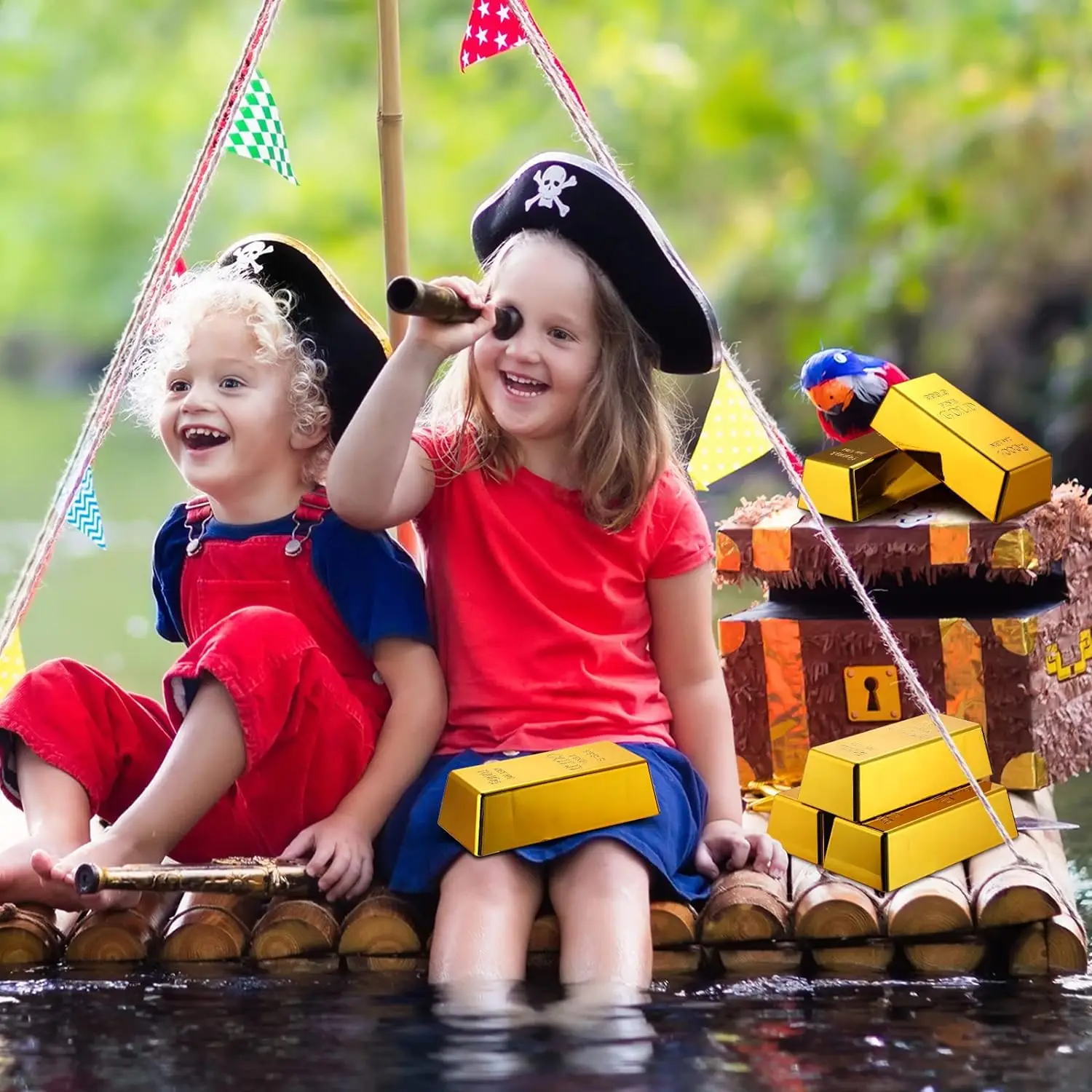 24k Gold Plated Customized Plastic Bar Us Dollar Banknote Coins For Game Fake Gold Coin Playing Prop Money Gold Simulator