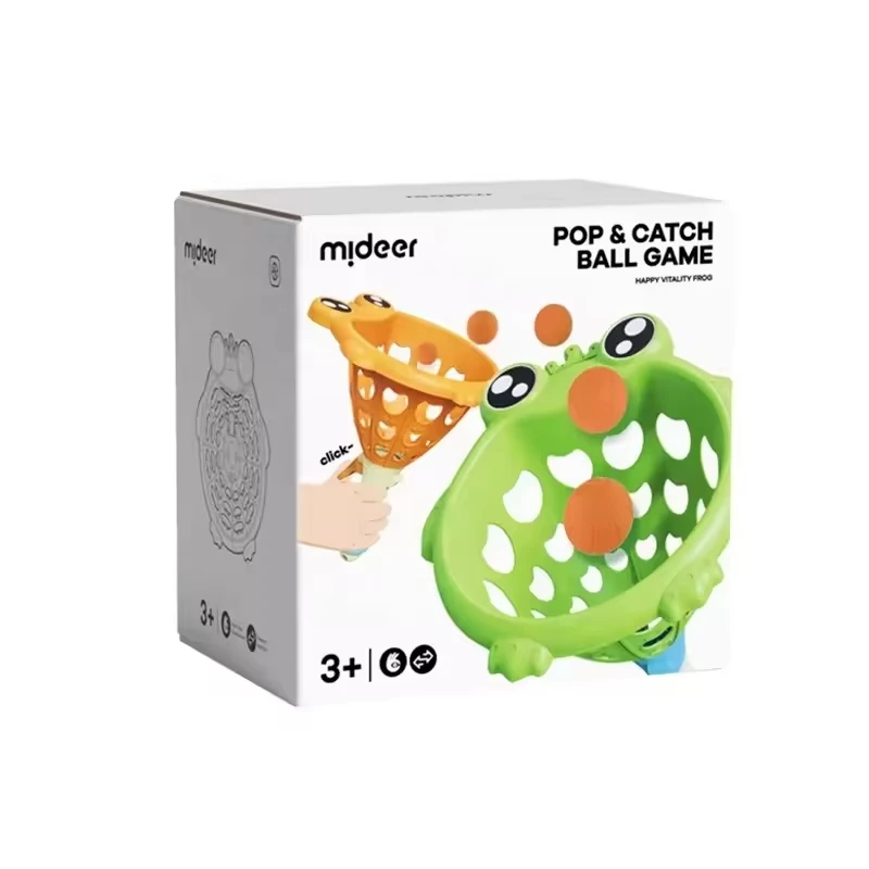 MD6398 Mideer Pop and Catch Ball Game - Happy Vitality Frog outdoor toys