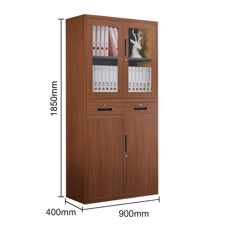 Office Furniture KD Structure Cabinet File Cabinet Cupboard 2 Door Steel Cabinet