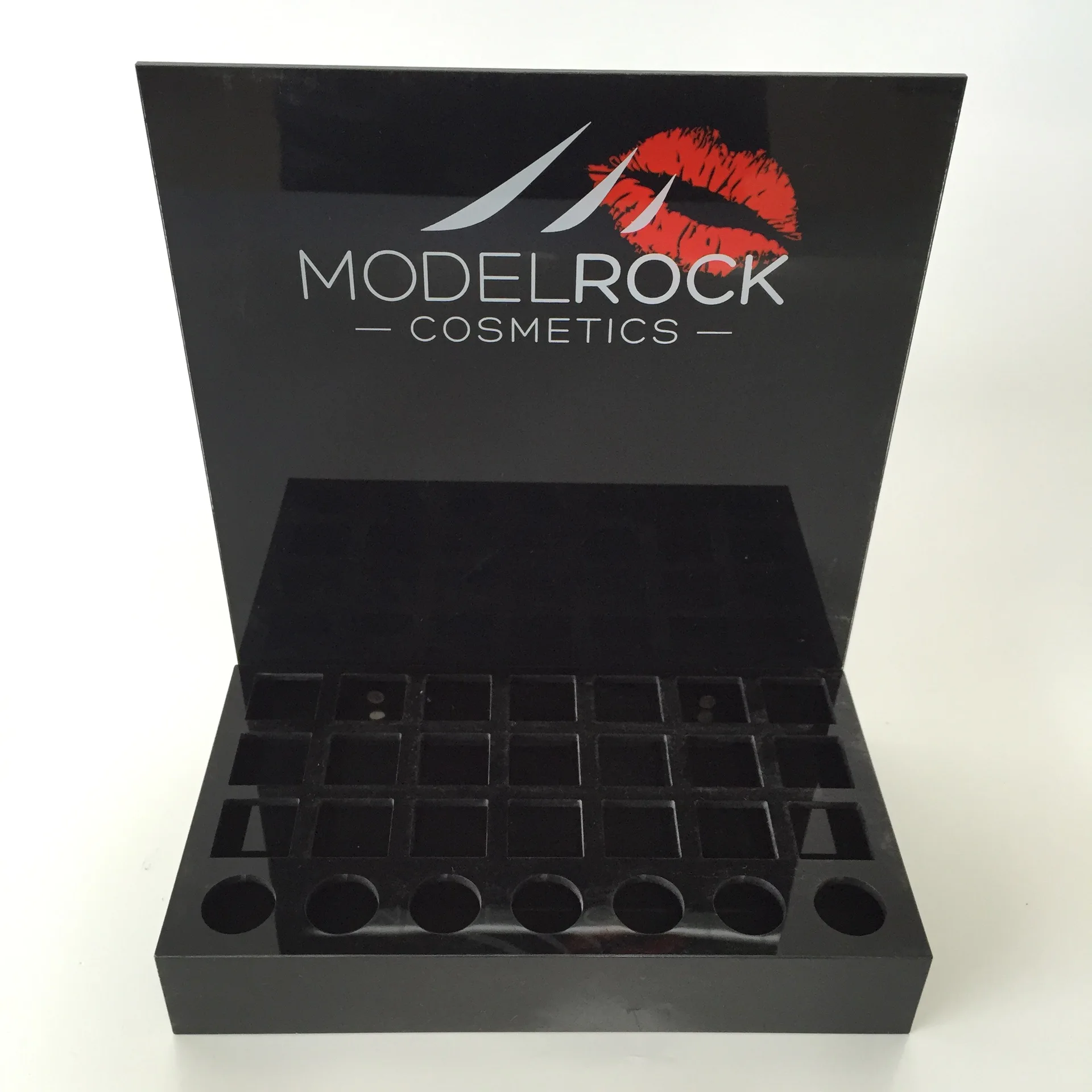 Color Contact Lenses Desktop Display Stand Acrylic Beauty Lens  Package Boxes Custom Logo contact lens display racks