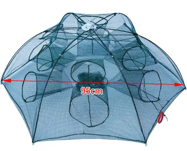 2022 china crab fishing round umbrella hoop trap net shrimp trawl nets for sale