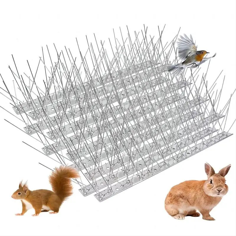 Qiao Liang Bird Catcher Anti Pigeons and Small Pests Bird Repellent Spikes Bird thorns base is Stainless steel
