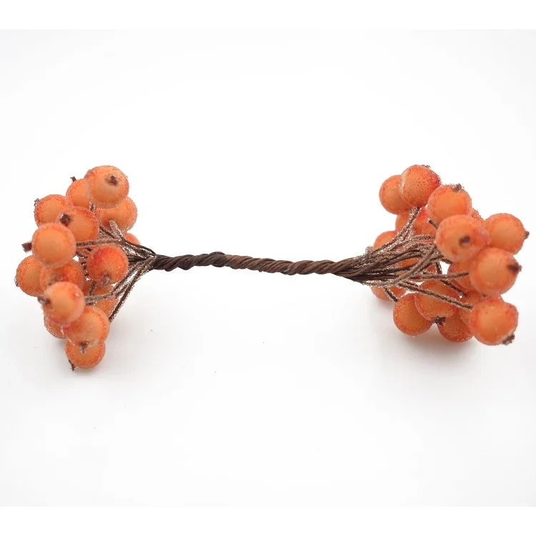 20pcs High Quality Foam Flower Berry Berry Pick Diy Artificial Christmas Berry