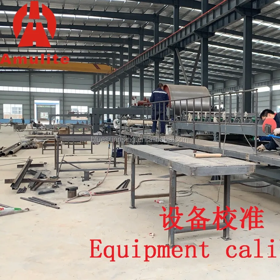 China Stacking Vacuum Lifting Vacuum Machinery Calcium Silicate Fiber Cement Board Production Line Factory