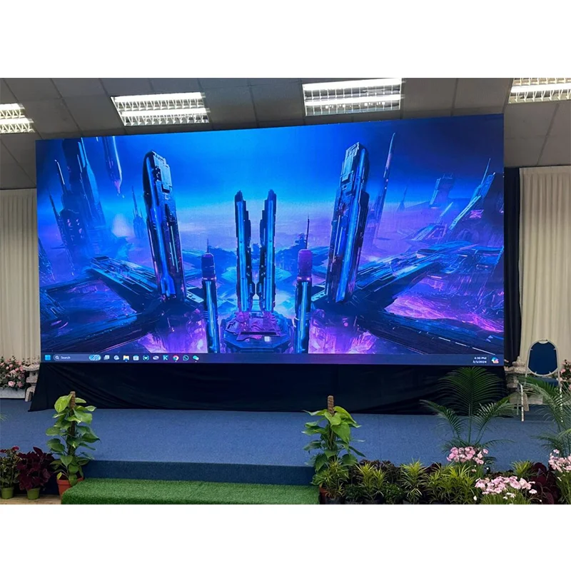 Front service p0.78 0.93 1.25 1.56 1.87 indoor flip chip cob screen micro led wall panel mini led tv display screen