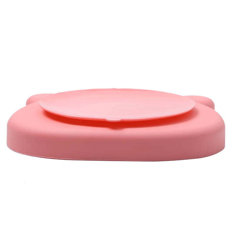 Bpa Free Baby Silicone Placemat Feeding Set Children Divided Table Plate Dinner Suction Plates Set for Baby