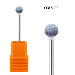 Professional Nail Quartz Grinding Head Rubber Polishing Dead Skin Silicone Nail Drill Bits