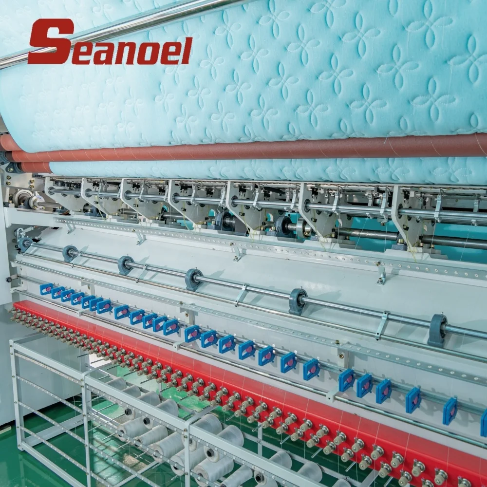 Automatic industrial quilting machine  home textile fabric sewing quilting machine
