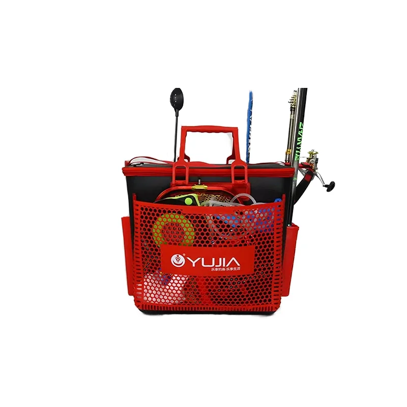 Outdoor Fishing Product Foldable Live Fish Fetch Water EVa Tackle Fishing Bag Bucket