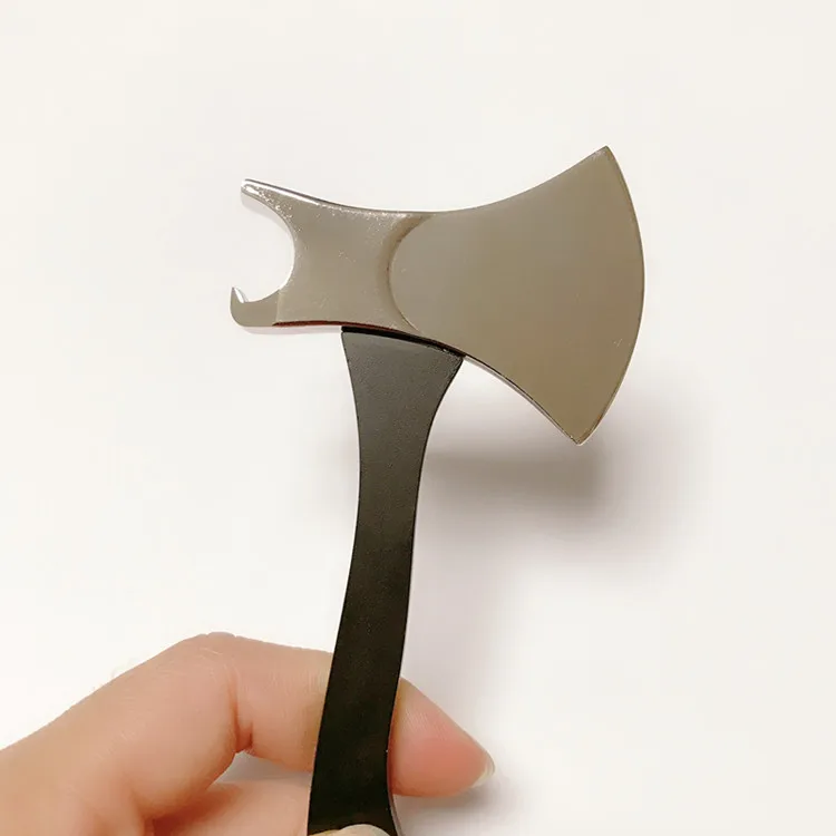 New Design Axe Metal Bottle Opener Keychain Exclusive Customization Beer Bottle Opener