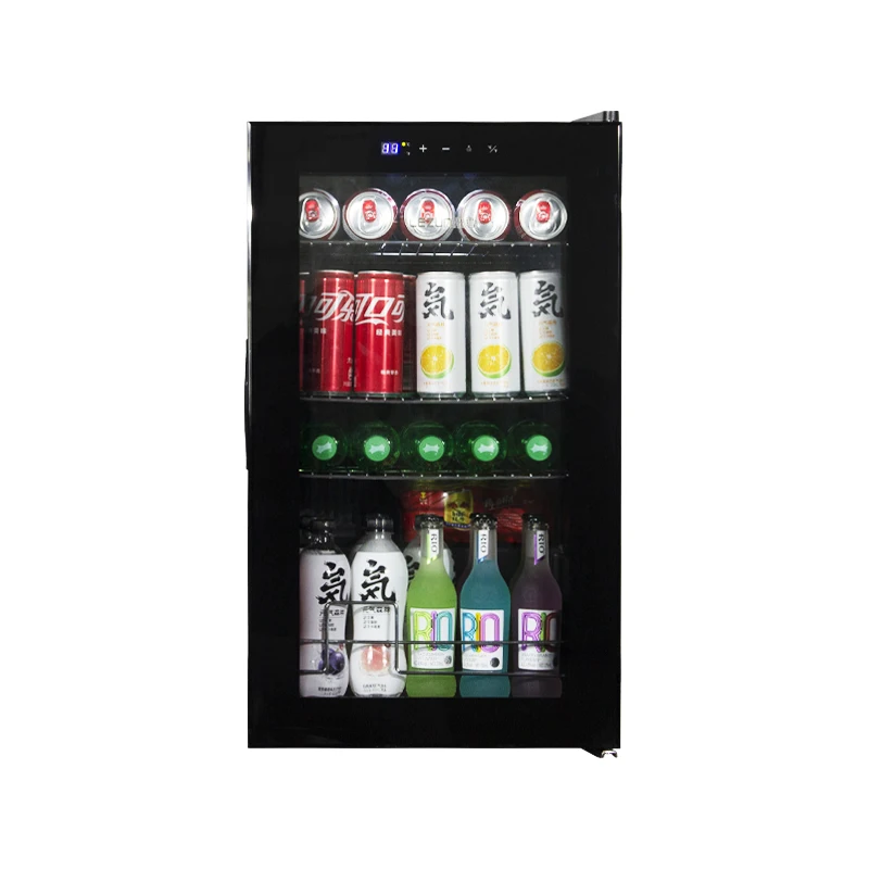LANYI Quality Small Wine Cellar Black Single Zone Wine Cooler Desktop Cosmetic monster mini bar