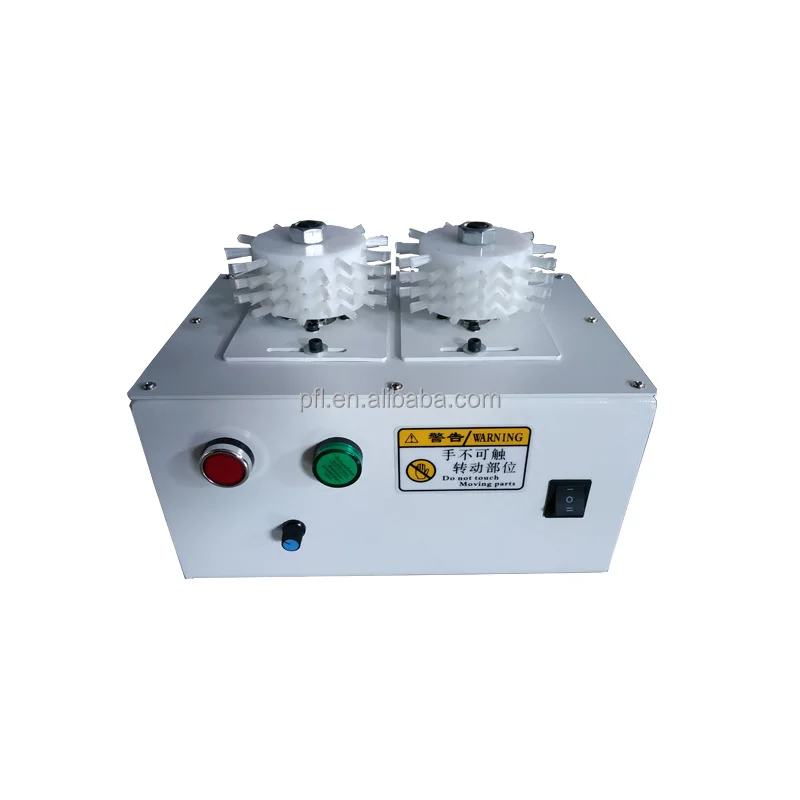 PFL-260 Half automatic electrical shielded braid wire loosen shielded layer brushing machine for wire braid straightening