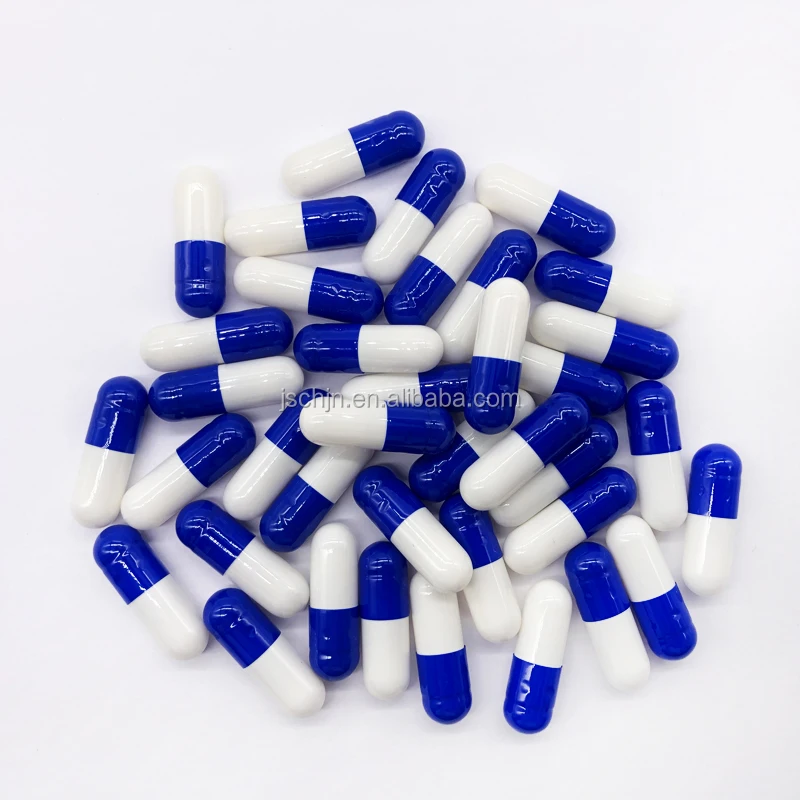 
Long shelf life seaweed vegetable empty medicine hard blue white capsule 