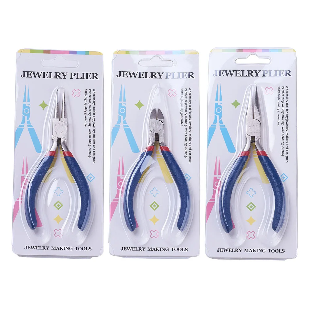 Wholesale Stainless Steel DIY Handmade Jewelry Making Pliers Hardware Tools Combination Set