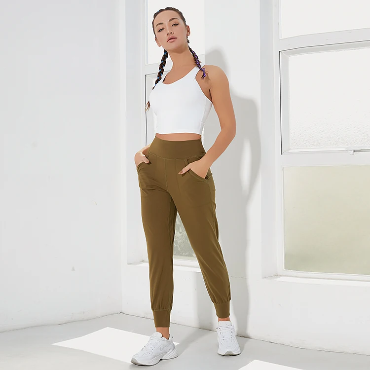 New arrival plus size customized sports leisure wear yoga wear Jogger Set for women