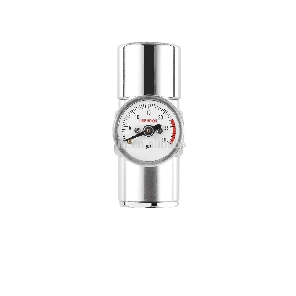 
mini Co2 pressure regulator with gauge for beer/coffee keg system 