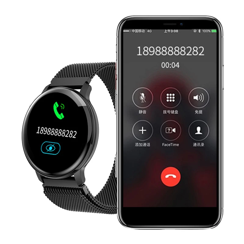 
2020 New Amazon best selling T20 body temperature smart watch pedometer heart rate smart bracelet reminder sports bracelet 