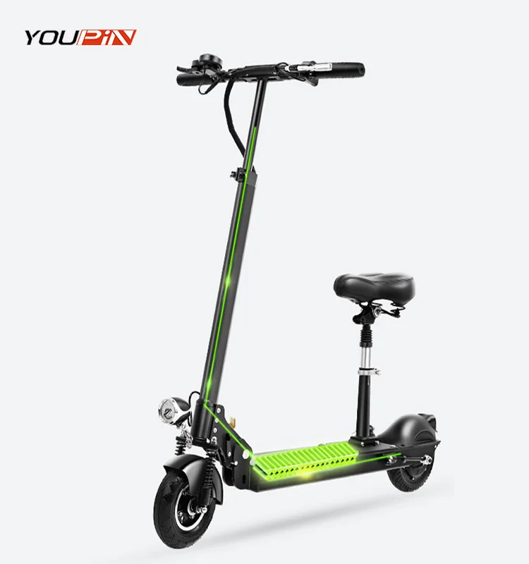 China 2020 Cheap 500w 8 Inch 2 Wheel Portable Electric Folding Scooters With Seat Option