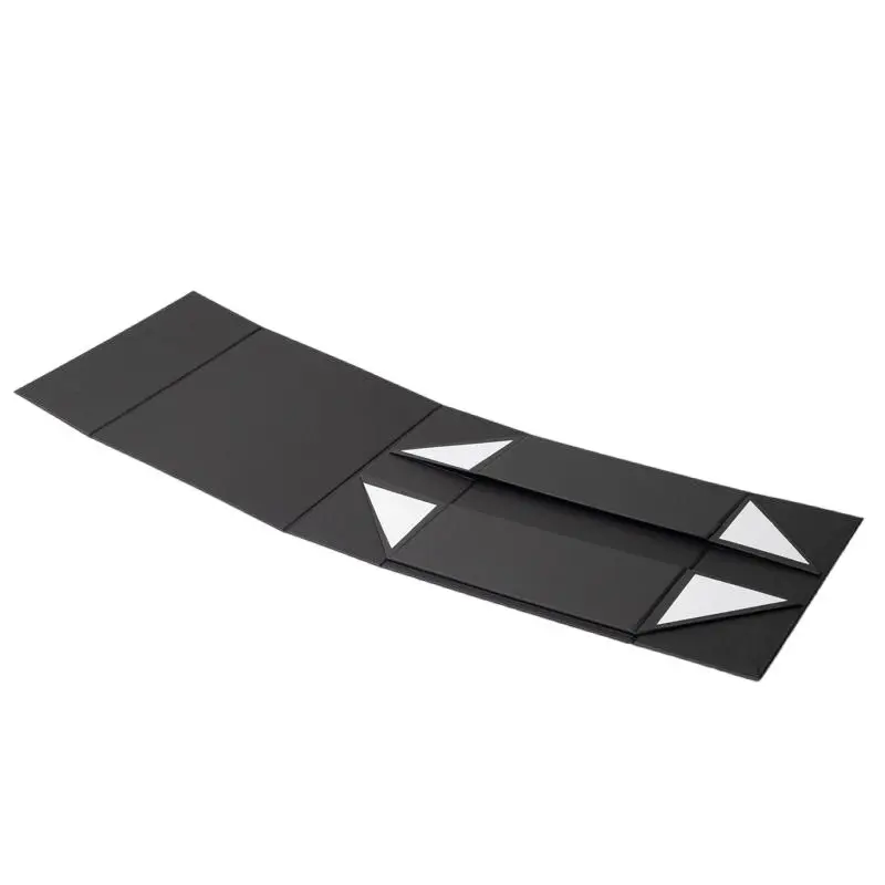 Free Design Custom Folding Magnetic Luxury Cardboard Paper Packaging Boxes For Gift Sets With Ribbon Bow