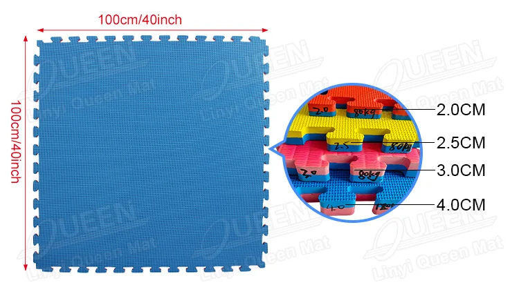 LINYIQUEEN karate puzzle training mat eva puzzle mat supplier with icti certification tatamis mat karate wkf