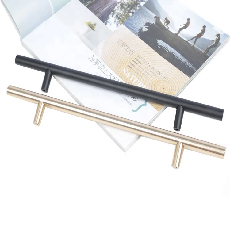 
Hot selling sliding door oper handles inside T-bar aluminum kitchen pull handles cupboard handles 