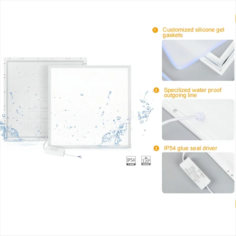 Stock In Germany Warehouse Waterproof Led Panel Recessed 36w 62x62 60x60 Led Panel Light With IP54 Driver