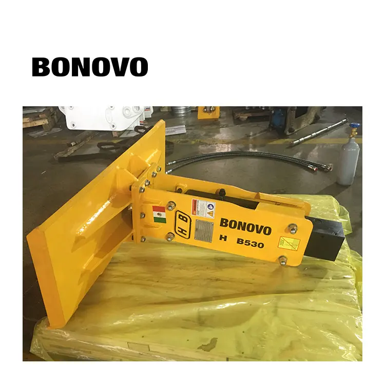 Bonovo factory price bobcat hydraulic breaker attachment for skid steer loader
