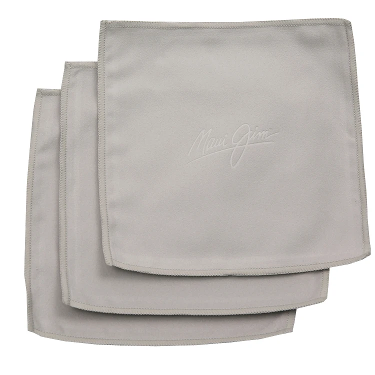 Wholesale Edgeless Microfiber Cleaning Cloth Durable Microfibre Emboss Glass Cloth