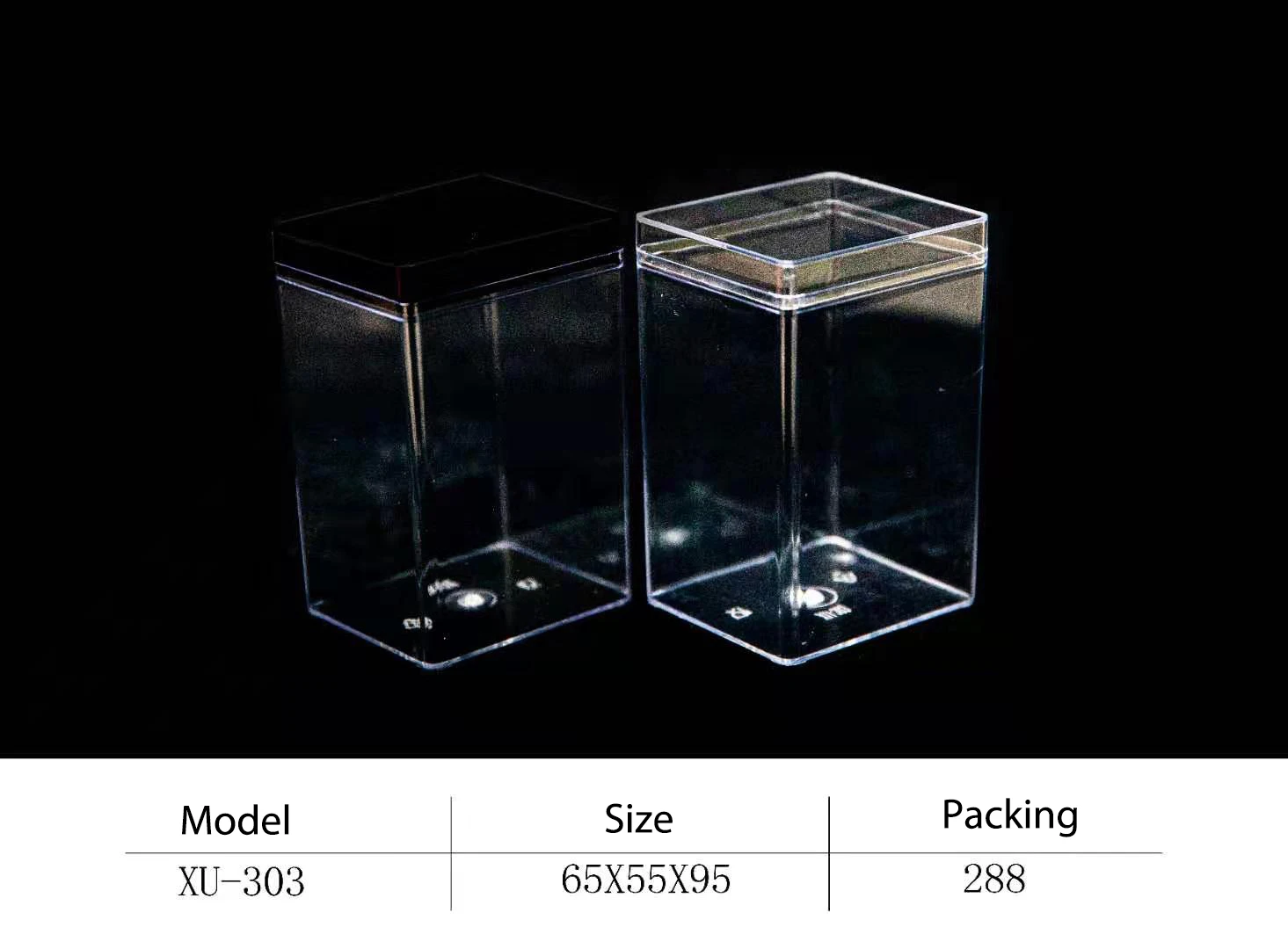 Custom Logo Square Clear Plastic Containers Mousse Cup Tiramisu Dessert Pudding Box Cube Acrylic Cake Dessert Box For Gift