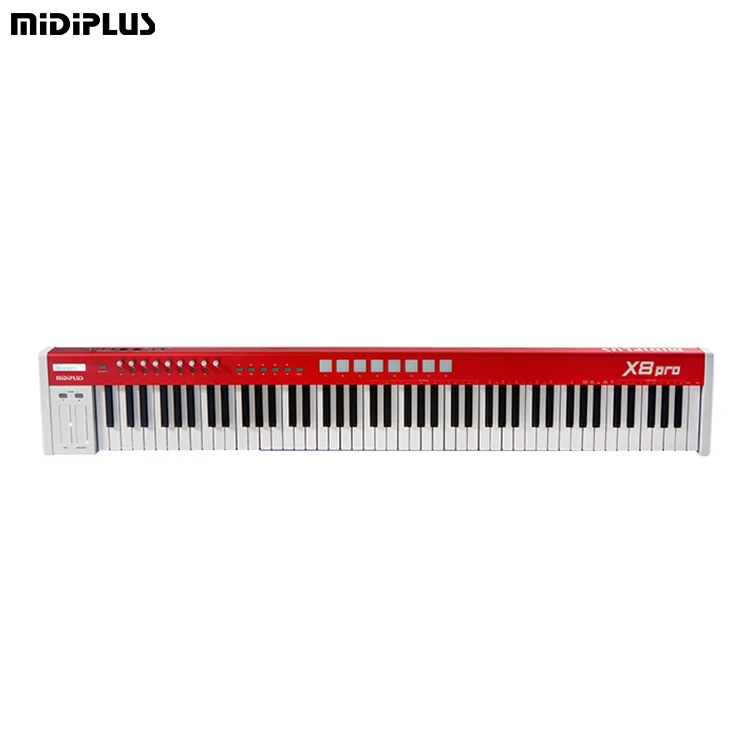 Midiplus X8 pro Portable 88 Key Digital Piano Organ MIDI Music Keyboard Semi Weighted Keys USB Midi Keyboard Controller